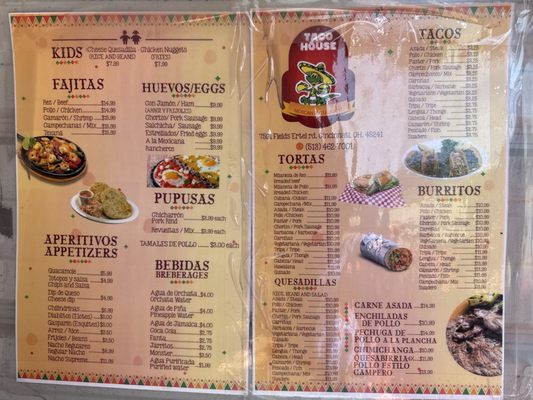 Menu photo 1 Taquitos Uruapan Cincinnati, OH