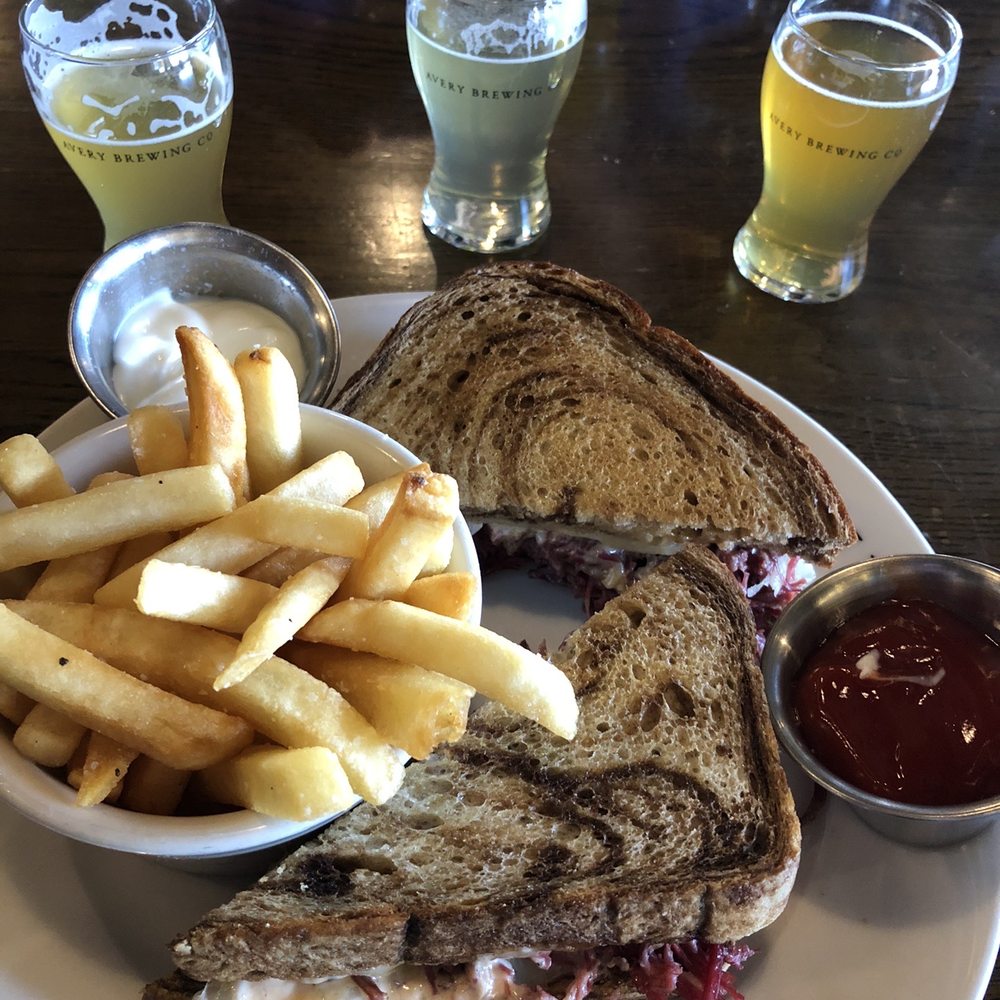 Avery Brewing - Reuben sandwich - Breweries Near Me - Boulder, Colorado