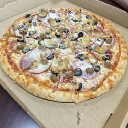 1870 Subs and Sweets - "Supreme pizza"...great taste , thick meat ...what's not to love?