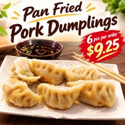 Enjoy 6 pieces for just $9.25 -- the perfect appetizer to share or treat yourself to!