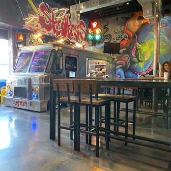 Brgr Stop - Where the shakes come from it's cute I love the art work - American Near Me - Fort Lauderdale, Florida