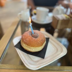 Paolo Fontanot Bakery - birthday donut