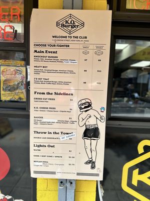 Menu photo 4 K.O. Burger New York, NY Menu photo 4 K.O. Burger New York, NY