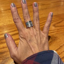 Regular polish and silver