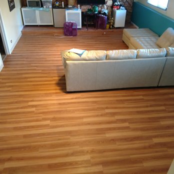 We Installed This Luxury Vinyl Plank Flooring Over Concrete Slab
