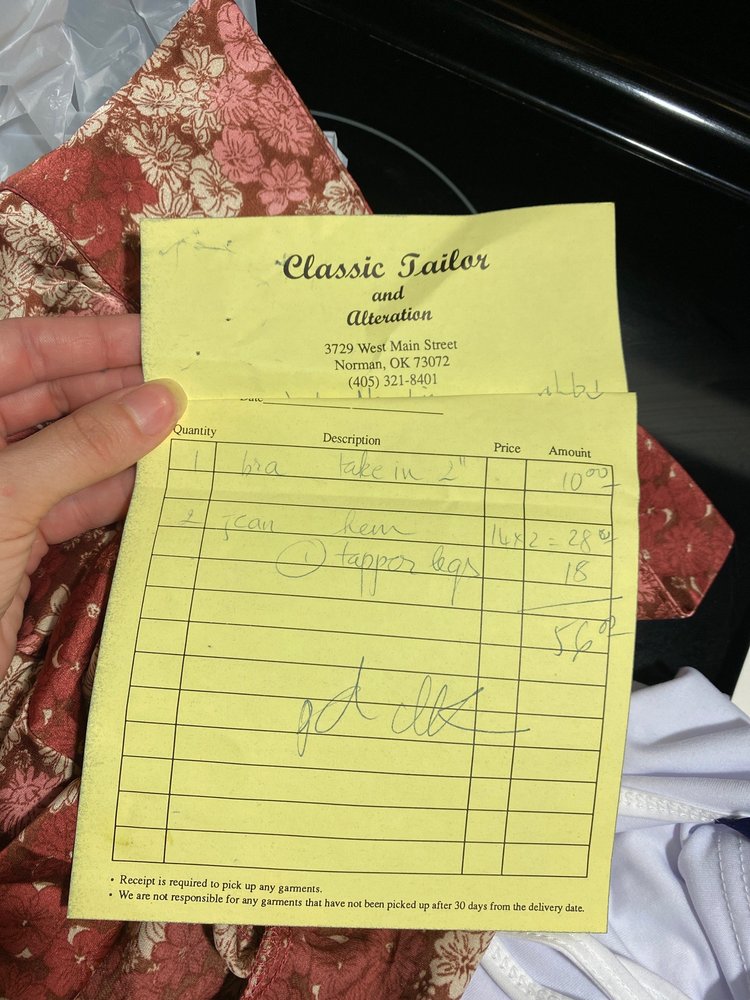 CLASSIC TAILOR & ALTERATION Updated September 2024 3729 W Main St