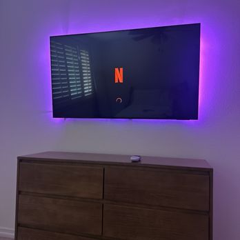 Wiredsmart Systems - TV mounted, no wires showing! - Home Network Installation Near Me