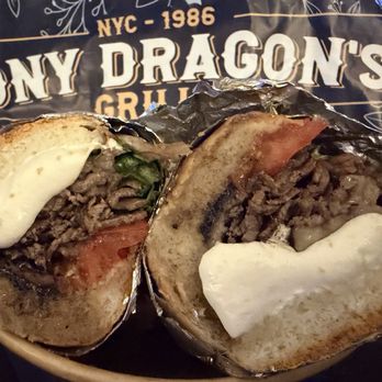 Tony Dragon's Grille - Ribeye w/ mozzarella on baguette - Food Trucks Near Me - New York, New York
