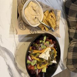 Horiatiki Salad & Hummus Horiatiki Salad & Hummus