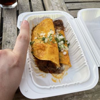 Cantina Jack's - Birria tacos. Banana for scale - Cocktail Bars Near Me - Pleasant Hill, California Cantina Jack's - Birria tacos. Banana for scale - Cocktail Bars Near Me - Pleasant Hill, California