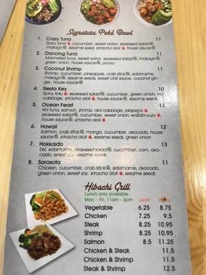 Menu photo 2 Smilefinpoke Bradenton, FL Menu photo 2 Smilefinpoke Bradenton, FL