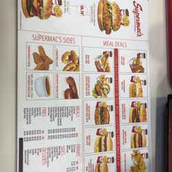 Supermacs Ireland - Menu