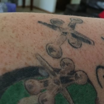 DragonsBane Tattoo - botched tattoo by Sean at Dragonsbane... will NEVER go there again - Tattoo Near Me - Lafayette, Indiana