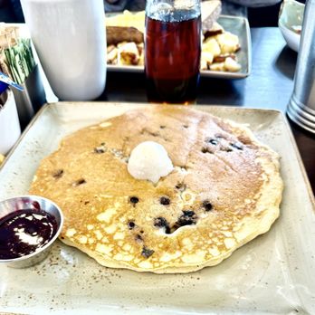 First Watch - Blueberry pancake - super delicious!! Made with fresh blueberries!! - Breakfast & Brunch Near Me - Chantilly, Virginia
