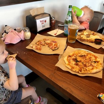 Your Pie - Child pizza with ham on the left and adult size with garlic, basil and bacon on the right. Cheese sticks on top left. - Pizza Near Me - Smyrna, Georgia Your Pie - Child pizza with ham on the left and adult size with garlic, basil and bacon on the right. Cheese sticks on top left. - Pizza Near Me - Smyrna, Georgia