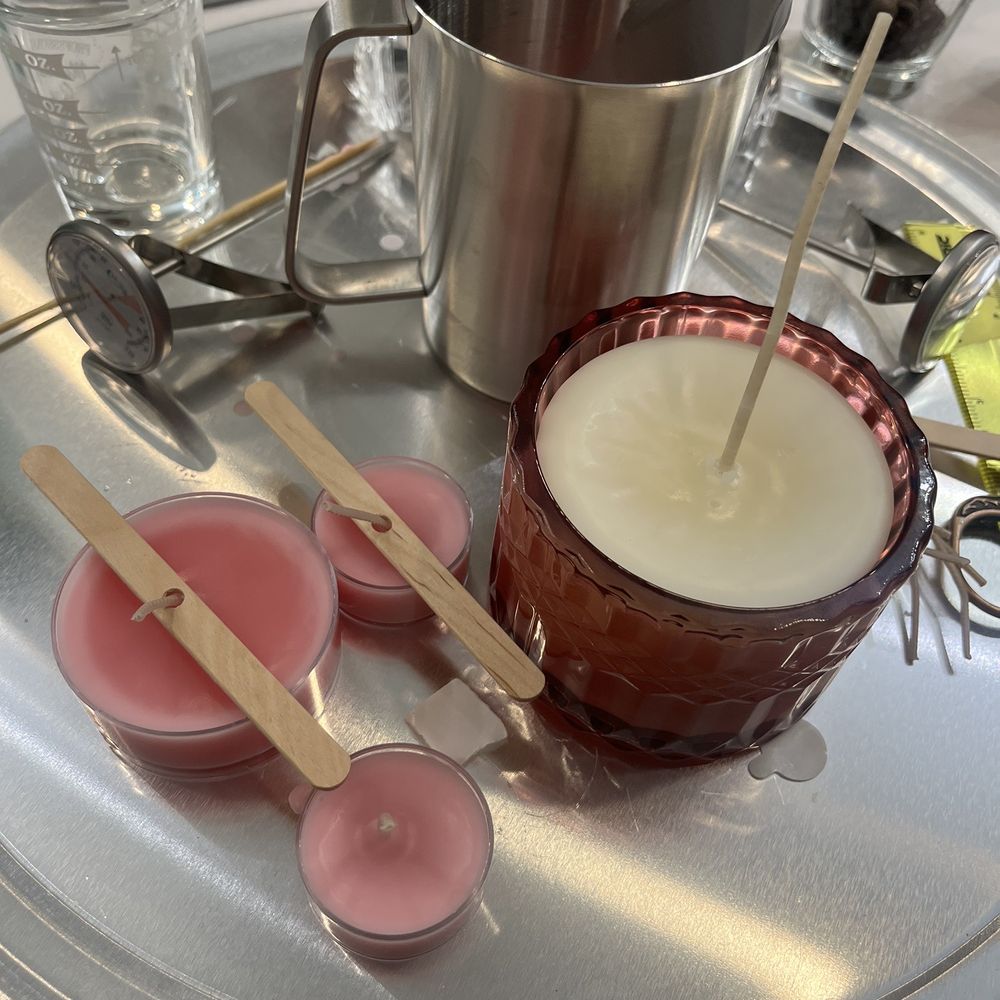 Finished candles Finished candles