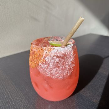 My Cocina - Strawberry + guava margarita - Mexican Near Me - Streamwood, Illinois My Cocina - Strawberry + guava margarita - Mexican Near Me - Streamwood, Illinois