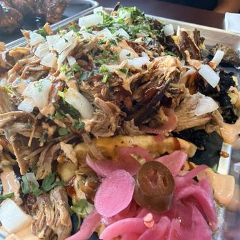 Crazy Gringo BBQ - Brisket and pull pork fries. 2$ off on Thursday special! Delicious! A must order. - Barbeque Near Me - Upland, California Crazy Gringo BBQ - Brisket and pull pork fries. 2$ off on Thursday special! Delicious! A must order. - Barbeque Near Me - Upland, California