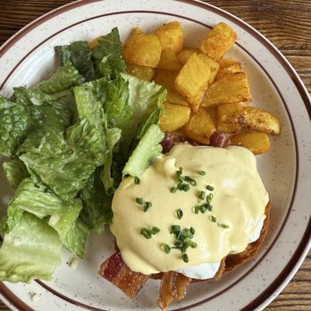 Caché - Bacon, one egg Benedict - French Near Me - San Francisco, California Caché - Bacon, one egg Benedict - French Near Me - San Francisco, California