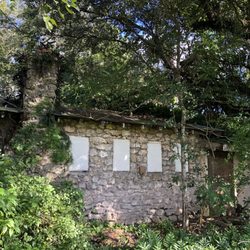 Hattie Bauer Hammock Park - One of the historic Orchid Jungle buildings.