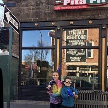Pita Pit - Two satisfied customers... - Mediterranean Near Me - Flagstaff, Arizona Pita Pit - Two satisfied customers... - Mediterranean Near Me - Flagstaff, Arizona