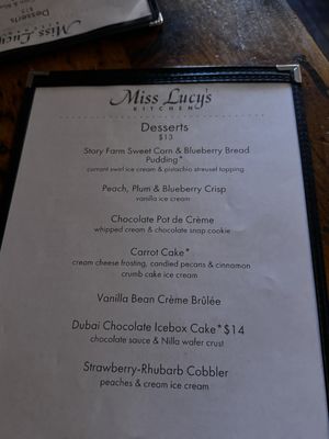 Menu photo 1 Miss Lucy's Kitchen Saugerties, NY Menu photo 1 Miss Lucy's Kitchen Saugerties, NY