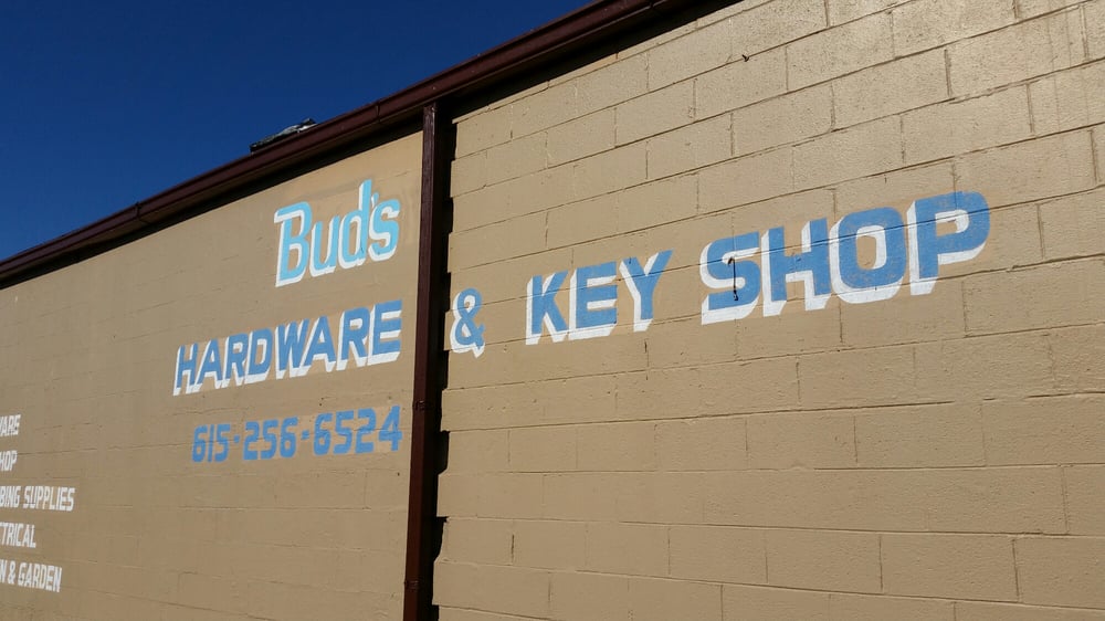 BUD’S HARDWARE & KEY SHOP CLOSED Updated September 2024 1600 Buchanan St, Nashville