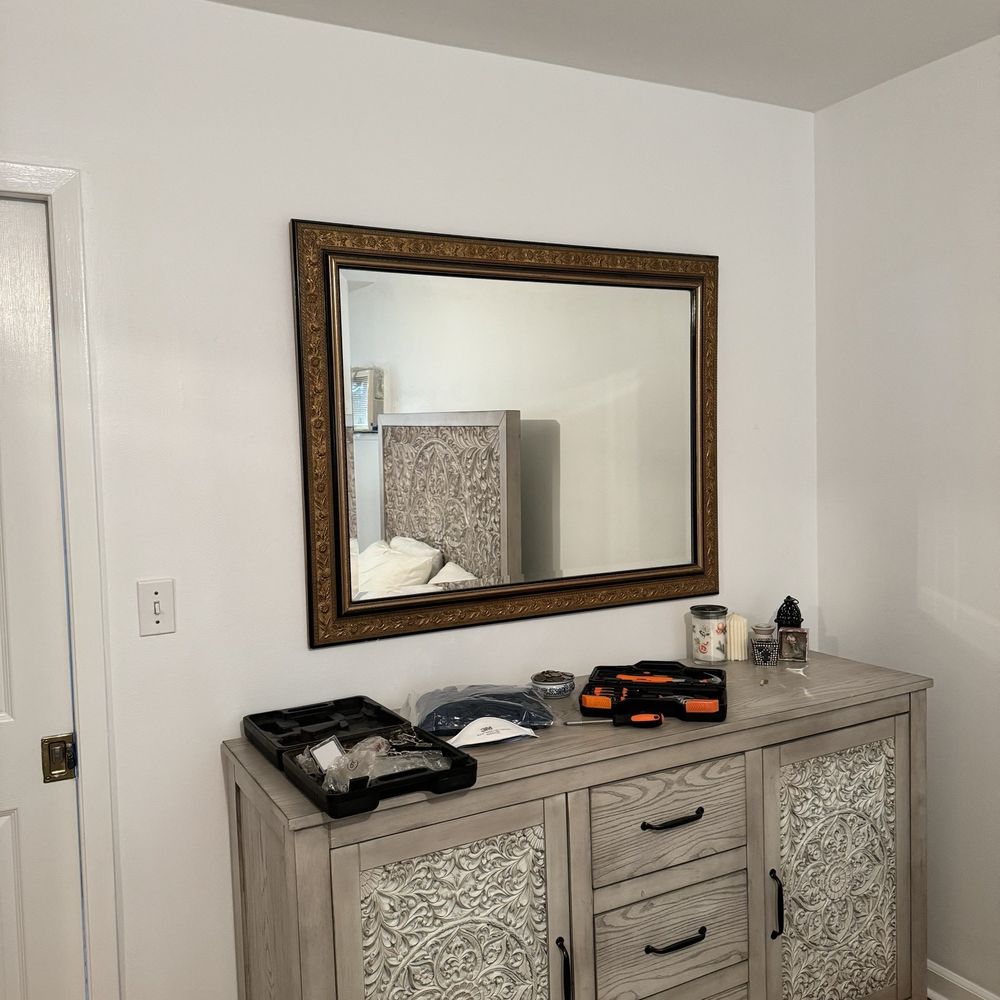 Project House BKN - Mirror hung by Rati - Handyman Near Me - Brooklyn, New York