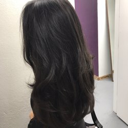 OM. Hair Salon - Side pic-long layers with trim $45