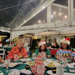 Pacific Club - Ugly sweater Christmas gathering bingo playing fun!