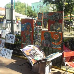 Parque Allende - Artistas plásticos de Coyoacán, obra de Alberto Famadas