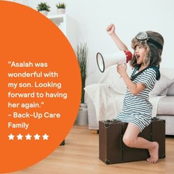 Jovie of Orange County - Rave reviews from backup care families!