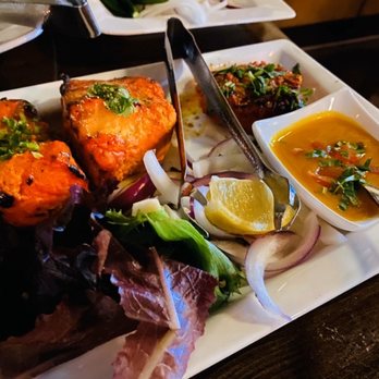 Bollywood Bistro - Salmon Kabob - Indian Near Me - Fairfax, Virginia Bollywood Bistro - Salmon Kabob - Indian Near Me - Fairfax, Virginia