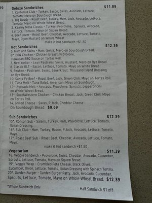 Menu photo 4 Kearny Mesa Deli San Diego, CA Menu photo 4 Kearny Mesa Deli San Diego, CA