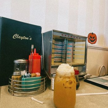 Clayton's Coffee Shop - Iced white chocolate mocha with an extra shot of espresso & whipped cream. - Coffee & Tea Near Me - Coronado, California
