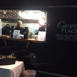 Carols catering food truck is outside!