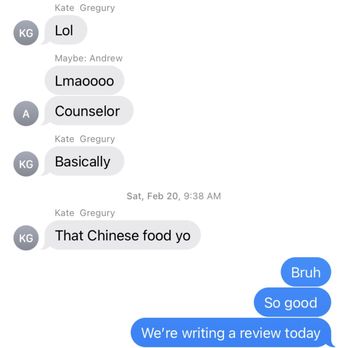 Mayflower Restaurant - a screenshot of a text message - Chinese Near Me - Washington, DC, District of Columbia