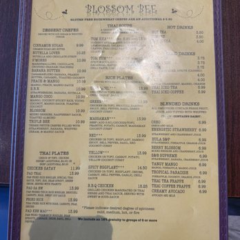 Blossom Bee - Menu - Creperies Near Me - Dublin, California