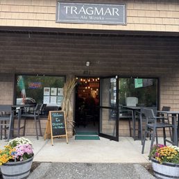 Exterior outside entrance of Trágmar Ale Works - Bristol, Rhode Island Exterior outside entrance of Trágmar Ale Works - Bristol, Rhode Island