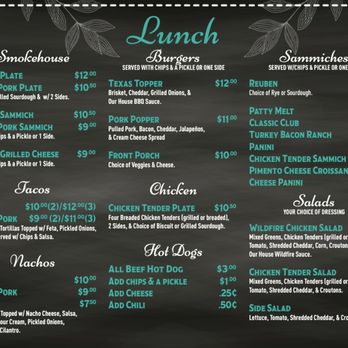 Reba’s - a menu for lunch - American Near Me - Yantis, Texas Reba’s - a menu for lunch - American Near Me - Yantis, Texas