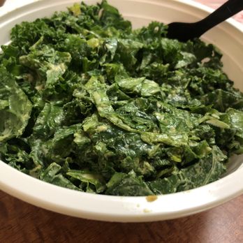 Sunshine's - Amazing large garlic kale salad.. if you like garlic, this is potent and deliciously garlicky! - Juice Bars & Smoothies Near Me - Houston, Texas Sunshine's - Amazing large garlic kale salad.. if you like garlic, this is potent and deliciously garlicky! - Juice Bars & Smoothies Near Me - Houston, Texas
