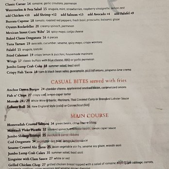 Anchor Down Dockside - Menu - Seafood Near Me - Seaford, New York