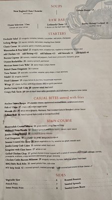 Menu photo 1 Anchor Down Dockside Seaford, NY