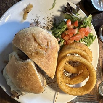 Indigo Crow - The roast beef sandwich ( the bite out of it was me) - American Near Me - Corrales, New Mexico