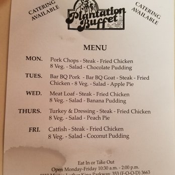 Plantation Buffet - Buffets Near Me - Athens, Georgia