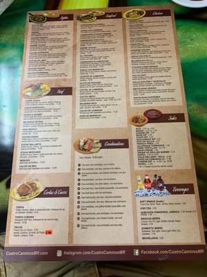 Menu photo 6 Cuatro Caminos Mexican Restaurant Candor, NC Menu photo 6 Cuatro Caminos Mexican Restaurant Candor, NC