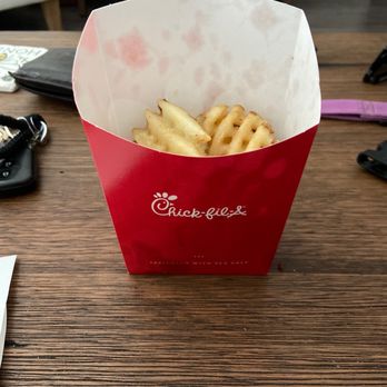 Chick-fil-A - ows french fries in a red paper bag - Fast Food Near Me - Murphy, Texas Chick-fil-A - ows french fries in a red paper bag - Fast Food Near Me - Murphy, Texas