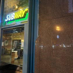 The front of subway.