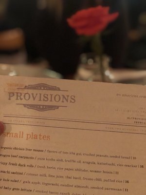 Menu photo 8 Provisions Salt Lake City, UT Menu photo 8 Provisions Salt Lake City, UT