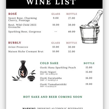 Sushi Rose - Menu - Sushi Bars Near Me - Winston-Salem, North Carolina Sushi Rose - Menu - Sushi Bars Near Me - Winston-Salem, North Carolina